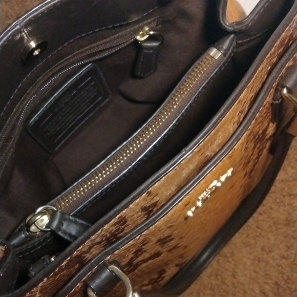 Coach snake print tote - Picture 7 of 11